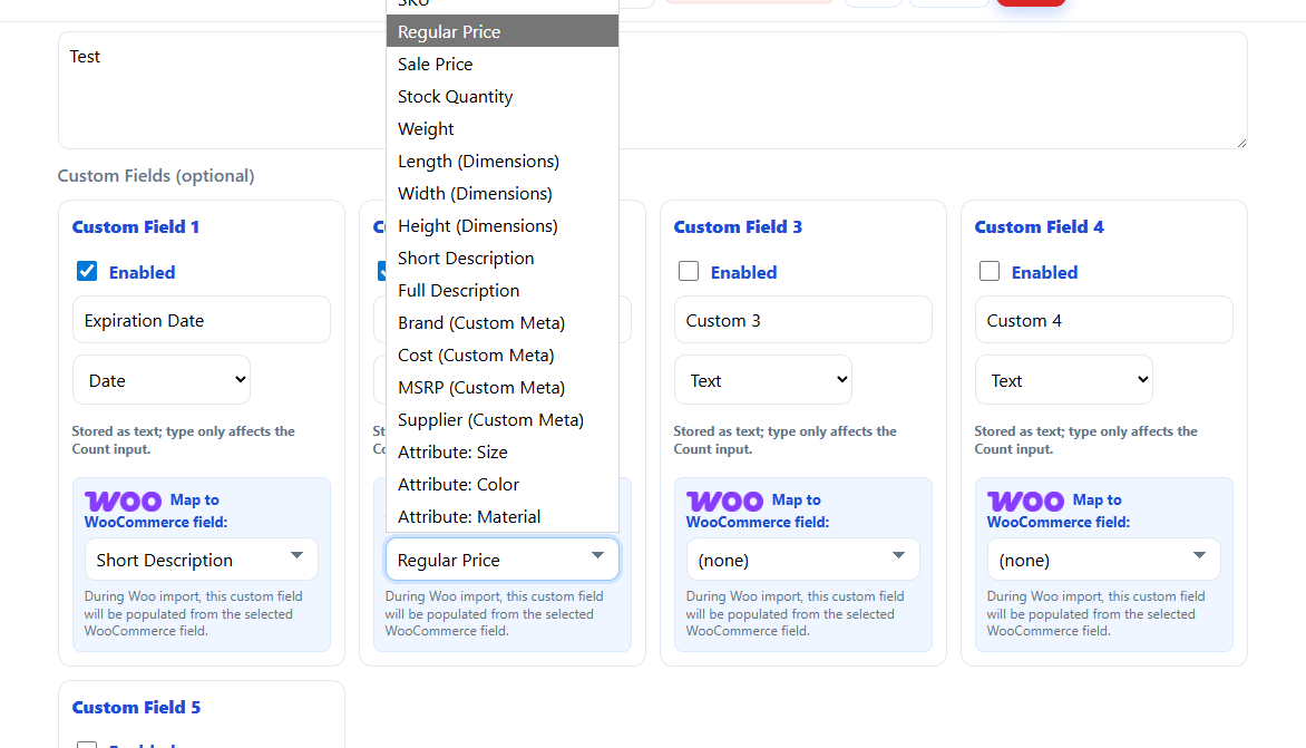 InventoryCountApp mobile view